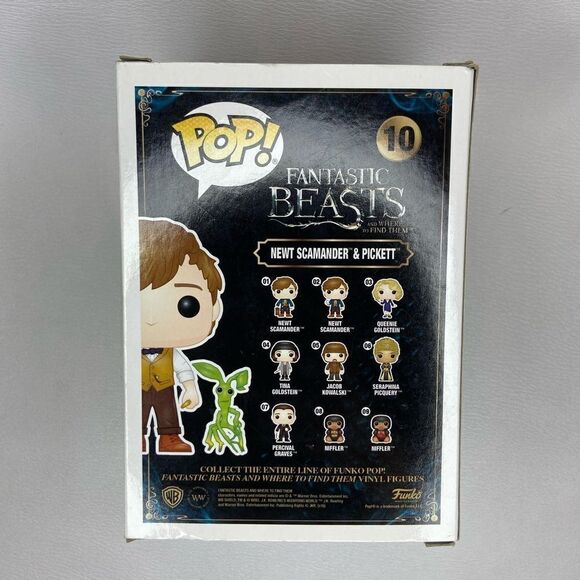 NWB Funko Pop! Fantastic Beasts Newt Scamander & Pickett 10 Hot Topic 2016 - Picture 6 of 8